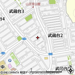 埼玉県日高市武蔵台3丁目24-3周辺の地図