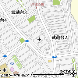 埼玉県日高市武蔵台3丁目24周辺の地図