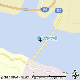 箱ケ瀬橋周辺の地図