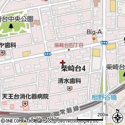 メッツ天王台周辺の地図
