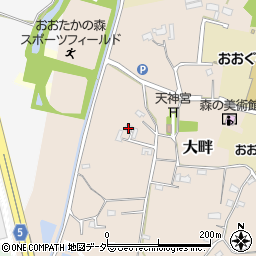 千葉県流山市大畔239周辺の地図