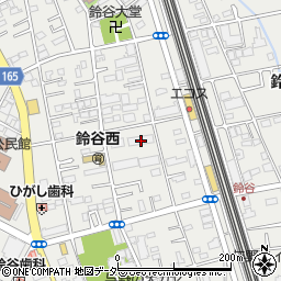 埼玉県さいたま市中央区鈴谷7丁目2-20周辺の地図