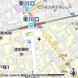 埼玉県　警察署武南警察署東川口駅前交番周辺の地図