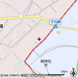 埼玉県飯能市下川崎123周辺の地図