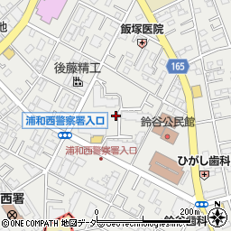埼玉県さいたま市中央区鈴谷7丁目6周辺の地図