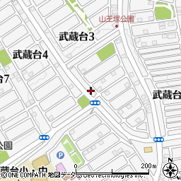 埼玉県日高市武蔵台3丁目20-6周辺の地図