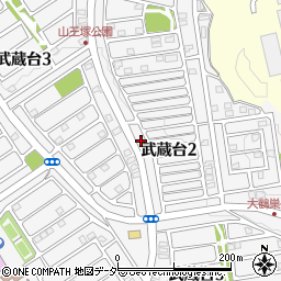埼玉県日高市武蔵台2丁目12-3周辺の地図