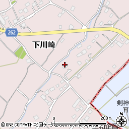 埼玉県飯能市下川崎138周辺の地図