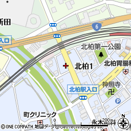 染谷サイクル周辺の地図