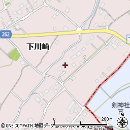 埼玉県飯能市下川崎137周辺の地図
