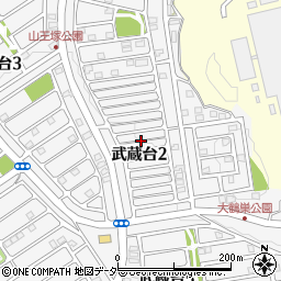 埼玉県日高市武蔵台2丁目13周辺の地図