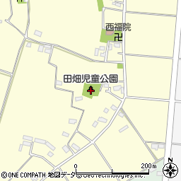 田畑児童公園周辺の地図
