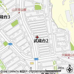埼玉県日高市武蔵台2丁目13-2周辺の地図