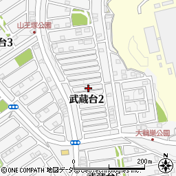 埼玉県日高市武蔵台2丁目13-5周辺の地図