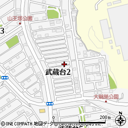 埼玉県日高市武蔵台2丁目13-8周辺の地図