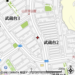 埼玉県日高市武蔵台3丁目29-10周辺の地図