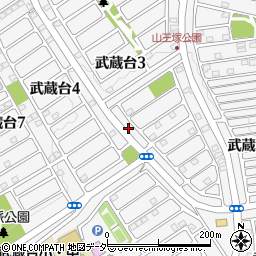 埼玉県日高市武蔵台3丁目20周辺の地図