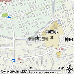 市営神田団地周辺の地図