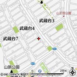 埼玉県日高市武蔵台4丁目11-13周辺の地図