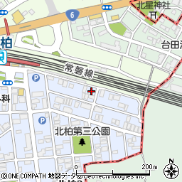 日本キリスト教団北柏めぐみ教会周辺の地図