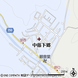 埼玉県飯能市中藤下郷10-75周辺の地図
