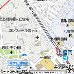 ＵＲ都市機構コンフォール霞ケ丘１７号棟周辺の地図