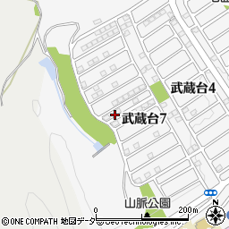 埼玉県日高市武蔵台7丁目周辺の地図