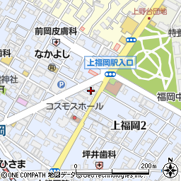 シオン上福岡周辺の地図