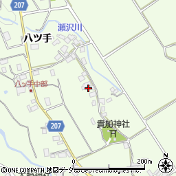 長野県伊那市手良沢岡周辺の地図