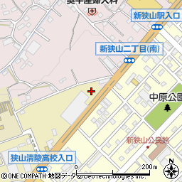 埼玉県狭山市上奥富61周辺の地図