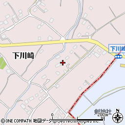 埼玉県飯能市下川崎126-1周辺の地図