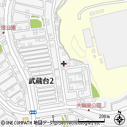 埼玉県日高市武蔵台2丁目22周辺の地図