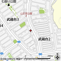 埼玉県日高市武蔵台3丁目29-7周辺の地図