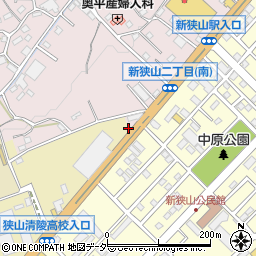 埼玉県狭山市上奥富62周辺の地図