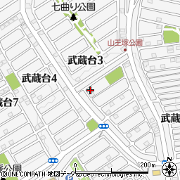 埼玉県日高市武蔵台3丁目19-6周辺の地図