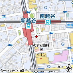 埼玉りそな銀行南越谷支店 ＡＴＭ周辺の地図