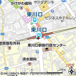 川口市役所　戸塚自転車駐車場周辺の地図