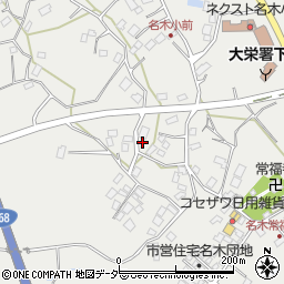 千葉県成田市名木1107周辺の地図