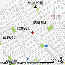 埼玉県日高市武蔵台4丁目15-6周辺の地図