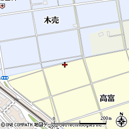 埼玉県吉川市高富443周辺の地図