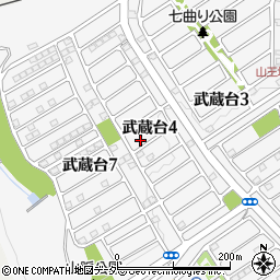 埼玉県日高市武蔵台4丁目8-5周辺の地図