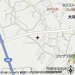 千葉県成田市名木1136周辺の地図