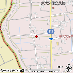 埼玉県富士見市東大久保536周辺の地図
