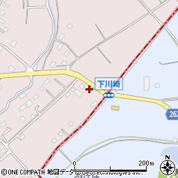 埼玉県飯能市下川崎115-12周辺の地図