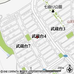 埼玉県日高市武蔵台4丁目8-9周辺の地図