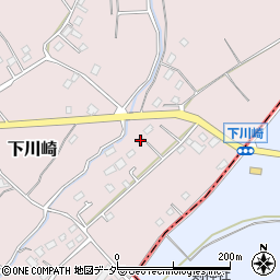 埼玉県飯能市下川崎120周辺の地図