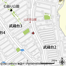 埼玉県日高市武蔵台3丁目29-4周辺の地図