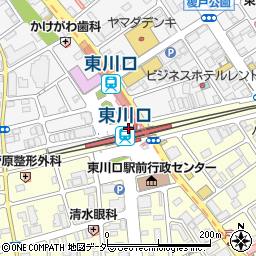 武南警察署東川口駅前交番周辺の地図