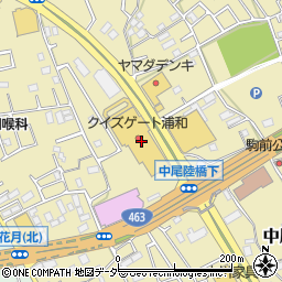 西松屋クイズゲート浦和店周辺の地図