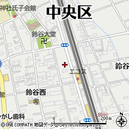 埼玉県さいたま市中央区鈴谷7丁目11周辺の地図